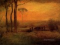 Pastoral Landscape At Sunset landscape Tonalist George Inness